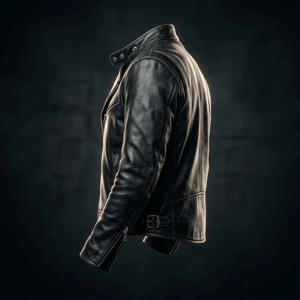 Chaqueta de Cuero Hover