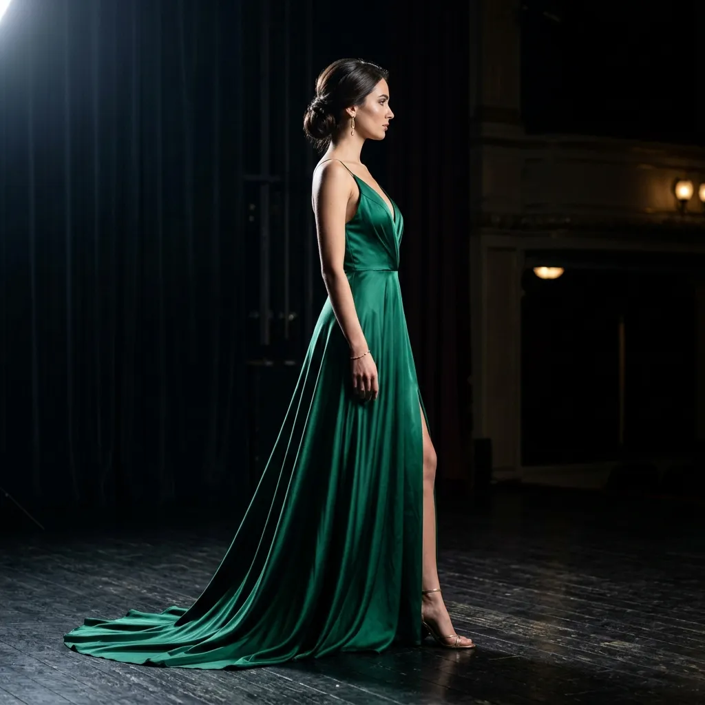 Vestido de Seda Hover